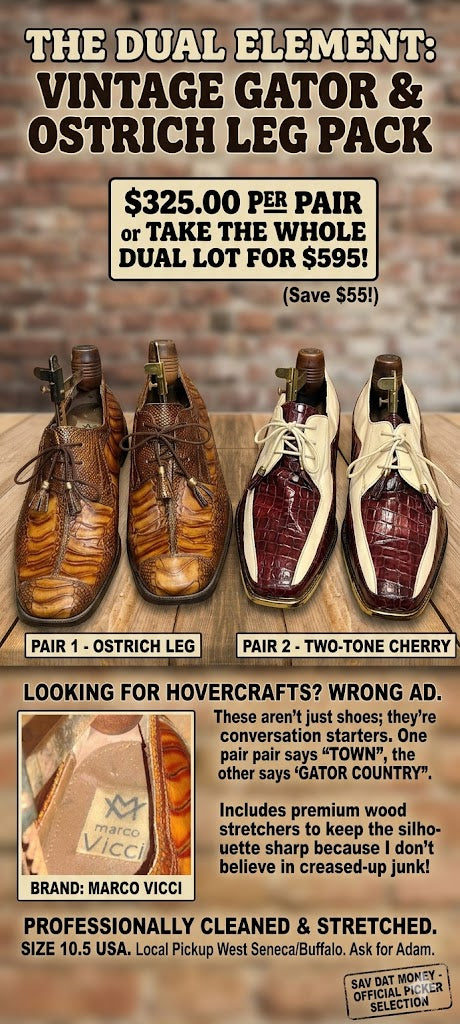 EXOTIC LUXURY DRESS SHOE LOT