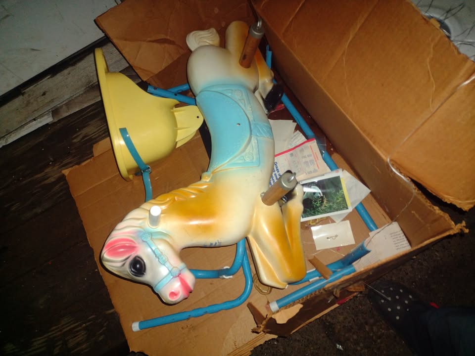THE "TIME MACHINE" JACKPOT 1960s/70s Gabriel Industries "Walk-R-Ride" Wonder Horse (Deluxe Edition)