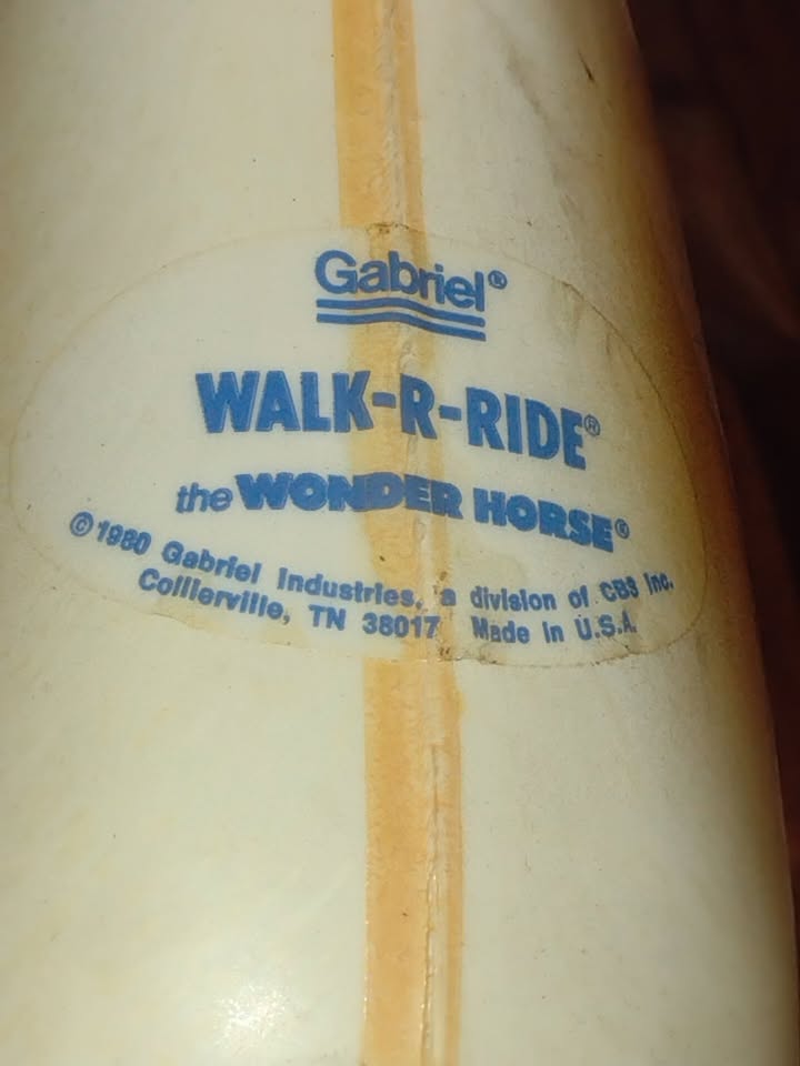 THE "TIME MACHINE" JACKPOT 1960s/70s Gabriel Industries "Walk-R-Ride" Wonder Horse (Deluxe Edition)