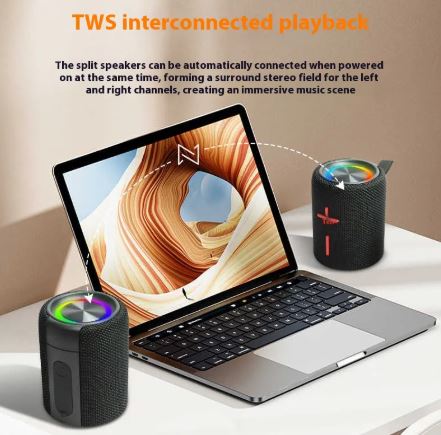 Haut-parleur Subwoofer Bluetooth magnétique divisé – Audio portable haute fidélité