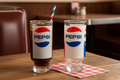 Vintage 1980s Pepsi-Cola Advertising Glasses